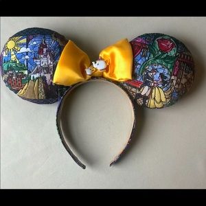 Beauty and the beast mini mouse ears